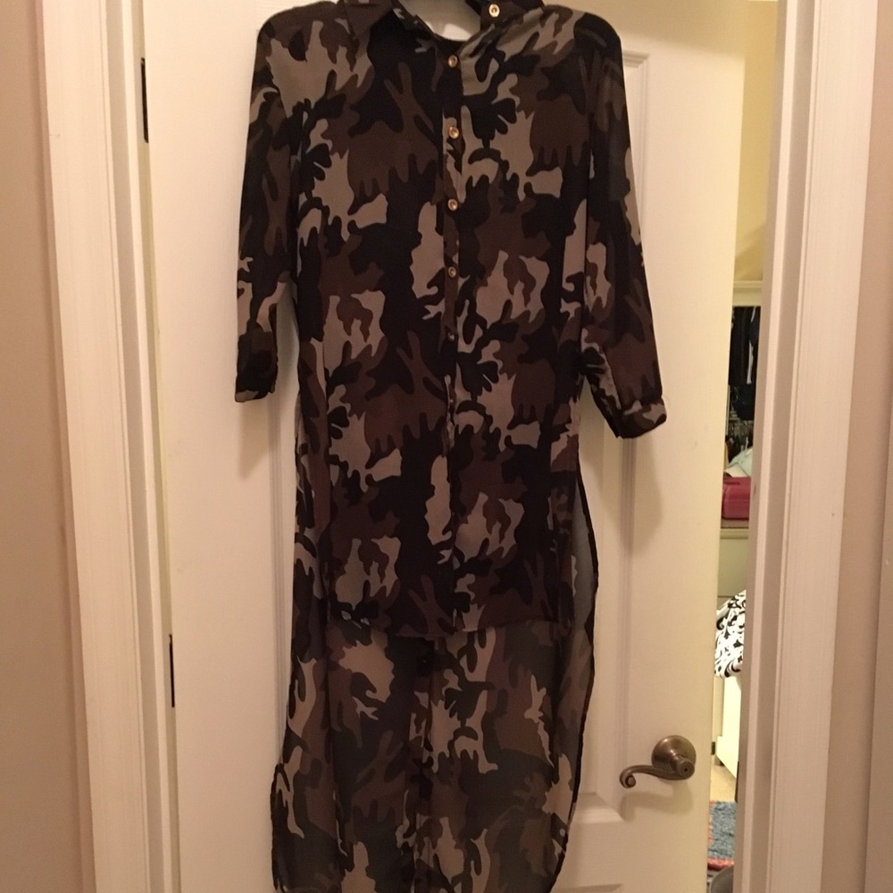 Camo over dress